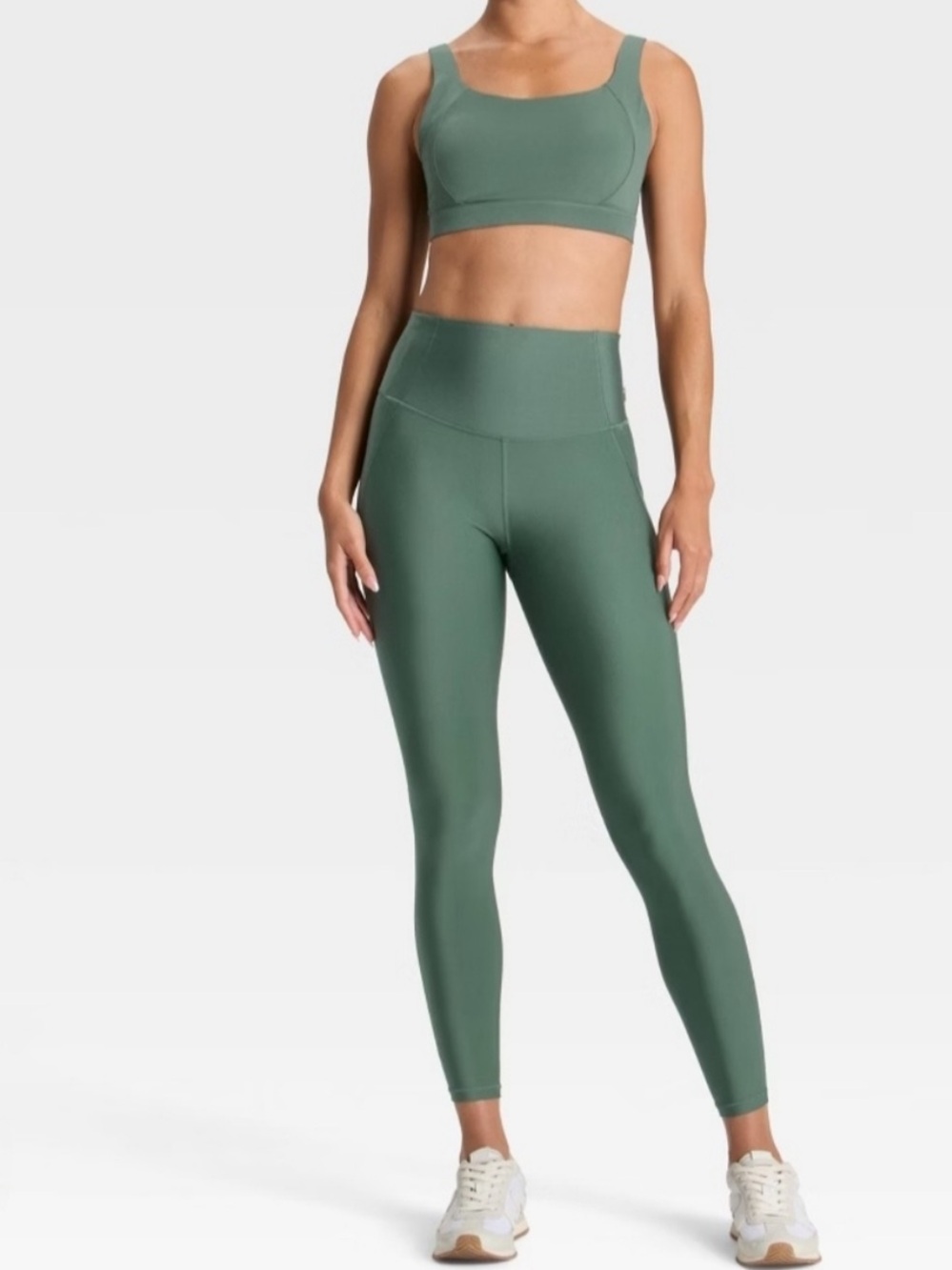 all in motion effortless support High-rise 7/8 Leggings in Sage Green-NWOT